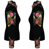 Show Clothes - Floral Show Shirt (L) - Lisa Nelle