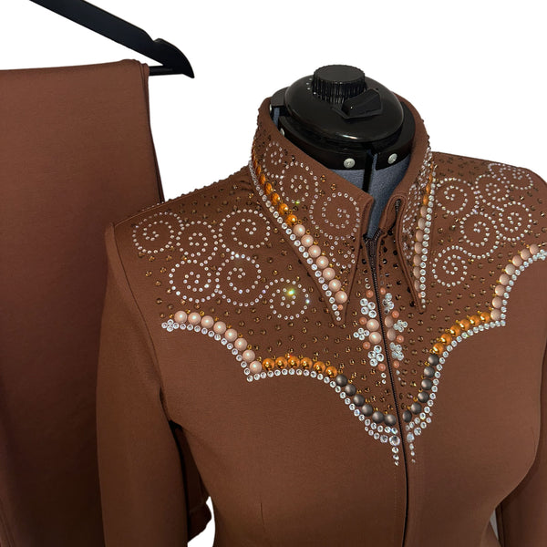 Mocha Showmanship Suit (L)