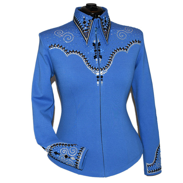 Blue Western Show Shirt (M)