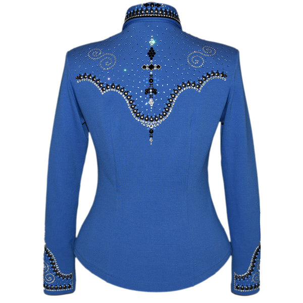 Blue Western Show Shirt (M)