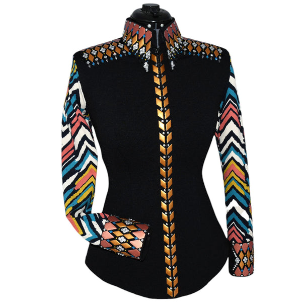 Show Clothes - Turqa Golden Coral Show Shirt (XS/S) - Lisa Nelle