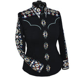 Show Clothes - Geo Tribal Show Shirt (L) - Lisa Nelle