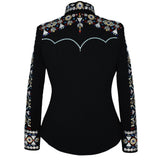 Show Clothes - Geo Tribal Show Shirt (L) - Lisa Nelle