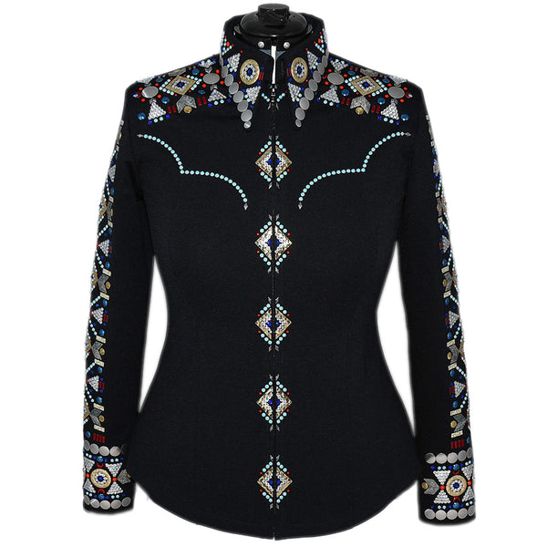 Show Clothes - Geo Tribal Show Shirt (L) - Lisa Nelle