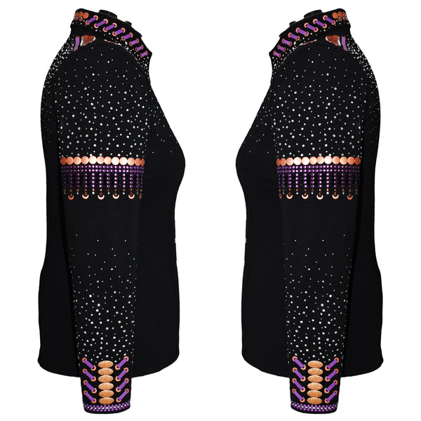 Rusty Coral and Violet All Day Shirt/Jacket (1X/2X)