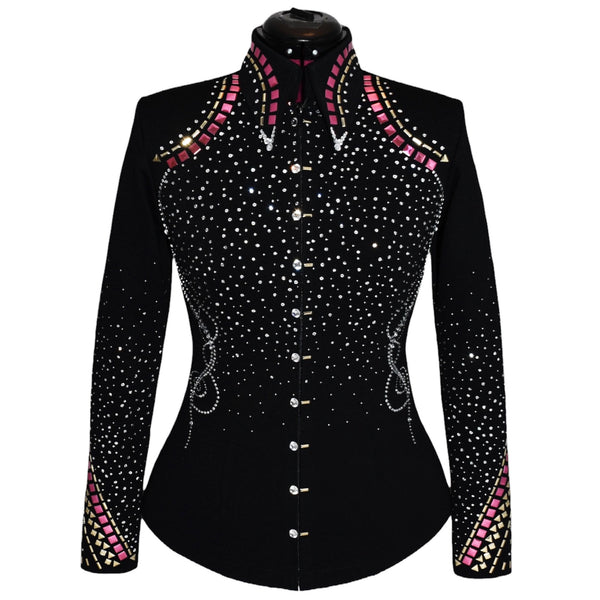 Show Clothes - Pink and Gold All Day Jacket (XS) - Lisa Nelle