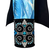 Show Clothes - Ocean Feathers Show Shirt (S/M) - Lisa Nelle