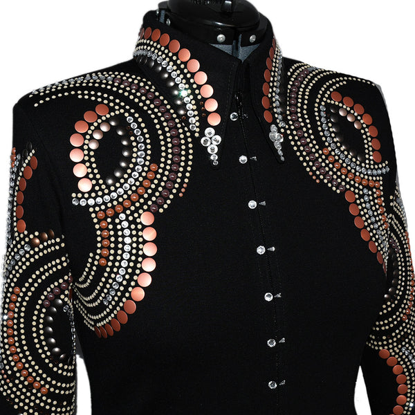 Show Clothes - Warm Tones Show Shirt (XL) - Lisa Nelle