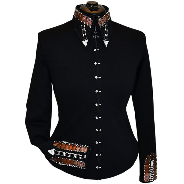 Rose Western Show Shirt (S/M)