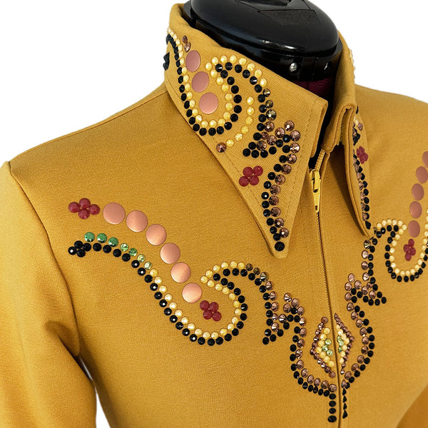 Show Clothes - Golden Royal Show Shirt (XS) - Lisa Nelle