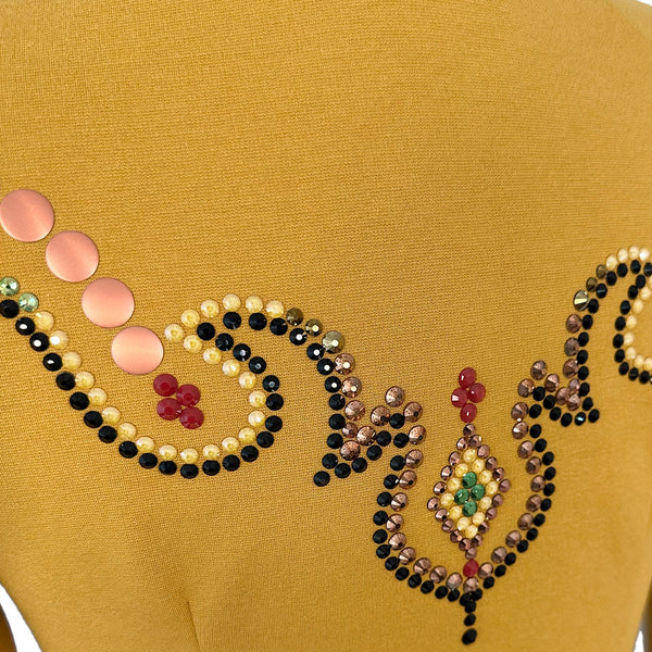 Show Clothes - Golden Royal Show Shirt (XS) - Lisa Nelle