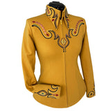Show Clothes - Golden Royal Show Shirt (XS) - Lisa Nelle