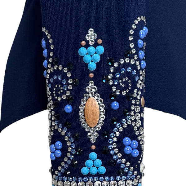 Show Clothes - Navy Show Shirt (L) - Lisa Nelle