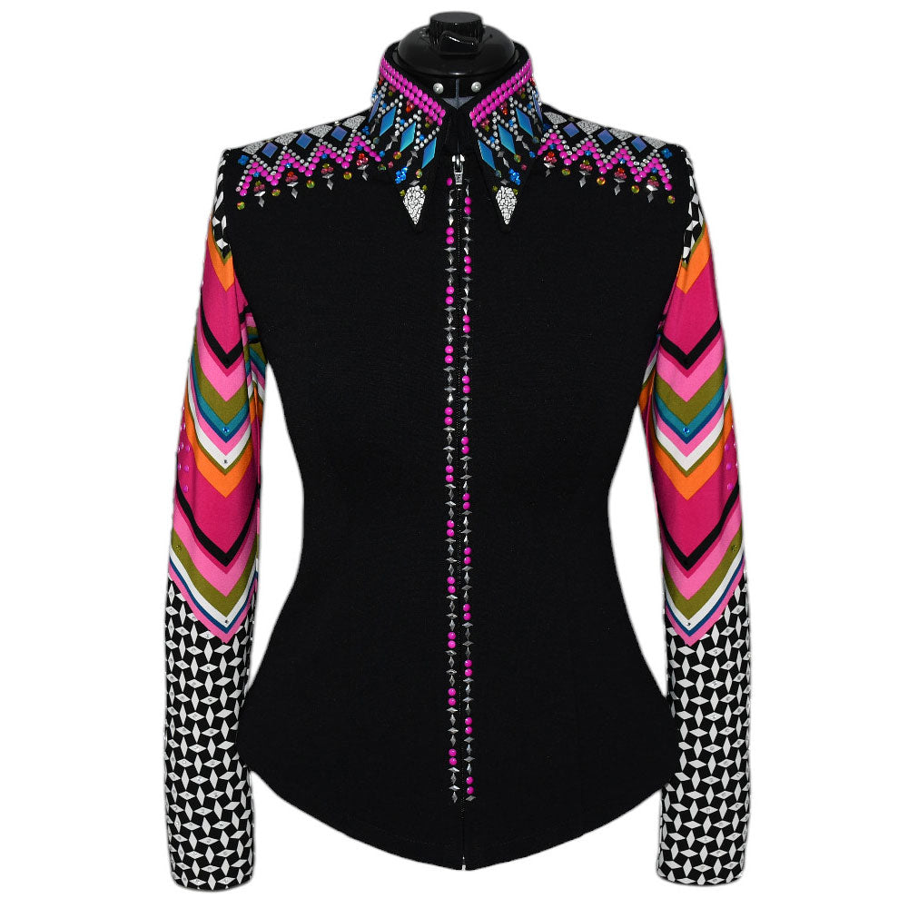 Mixed Media Show Shirt (S) Show Clothes - Mixed Media Show Shirt (S) - Lisa Nelle