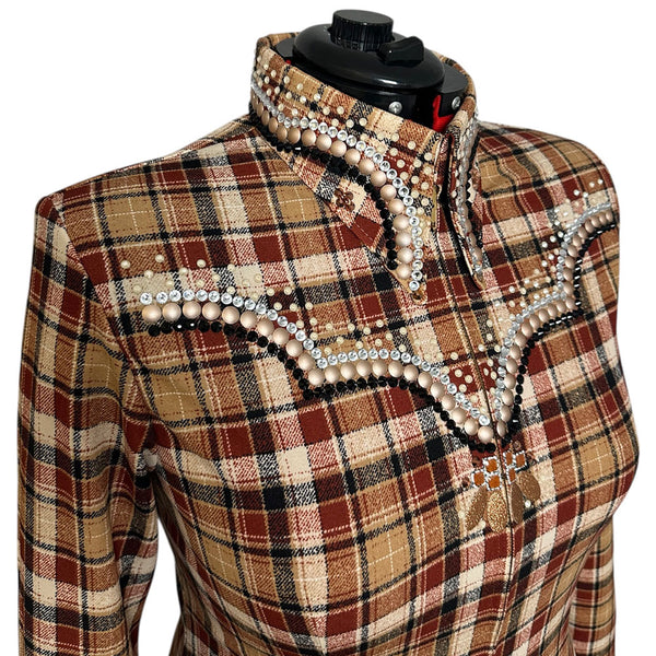 Plaid Western Yoke All Day Shirt (1X/2X)