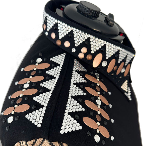 Show Clothes - Tan Zig Zag Show Shirt (4X) - Lisa Nelle