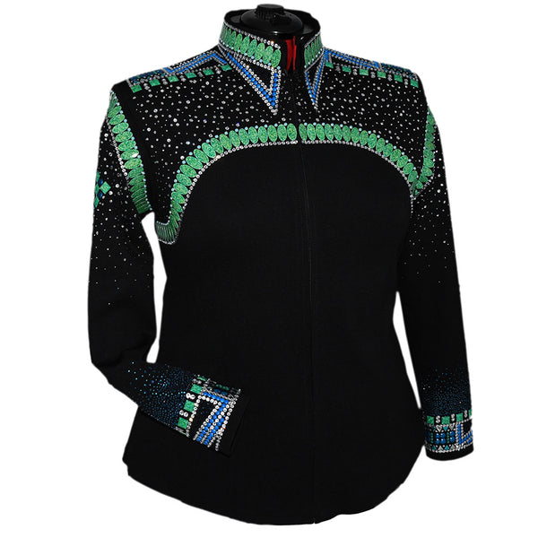 Blue and Green Western All Day Jacket (4X)