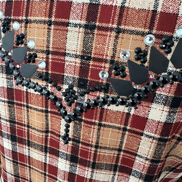 Show Clothes - Western Plaid Show Shirt (4X) - Lisa Nelle