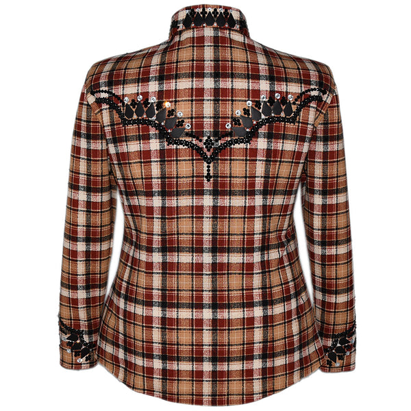 Show Clothes - Western Plaid Show Shirt (4X) - Lisa Nelle