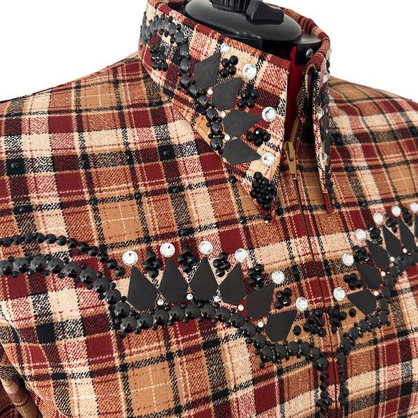Show Clothes - Western Plaid Show Shirt (4X) - Lisa Nelle