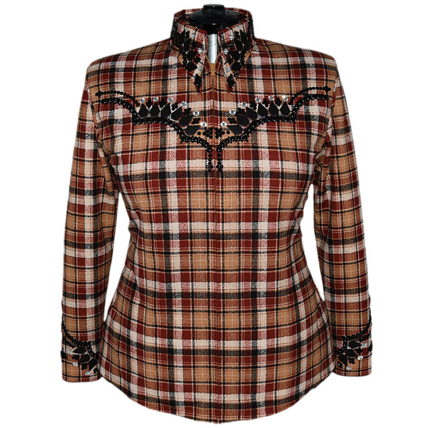 Show Clothes - Western Plaid Show Shirt (4X) - Lisa Nelle