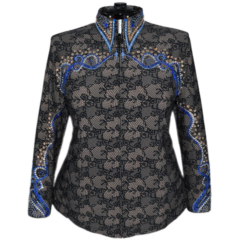 Sapphire Lace Show Shirt (5X)