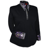 Show Clothes - Purple and Gold All Day Jacket (5X 6X) Tall - Lisa Nelle