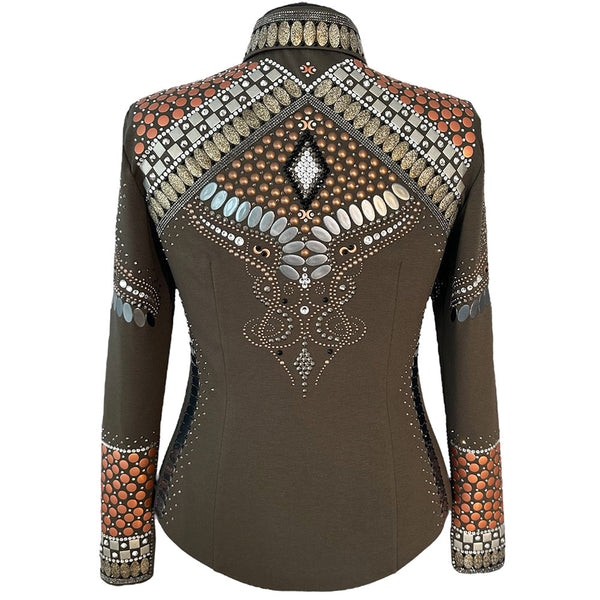 Show Clothes - Olive Showmanship Jacket and Pants (XL) - Lisa Nelle