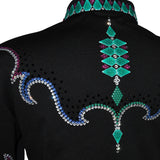 Show Clothes - Teal, Blue and Purple All Day Jacket (5X) - Lisa Nelle