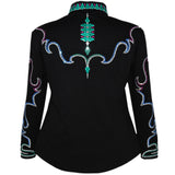 Show Clothes - Teal, Blue and Purple All Day Jacket (5X) - Lisa Nelle