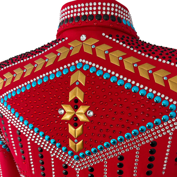 Show Clothes - Red Showmanship Suit (L) - Lisa Nelle