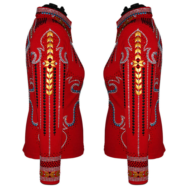 Show Clothes - Red Showmanship Suit (L) - Lisa Nelle
