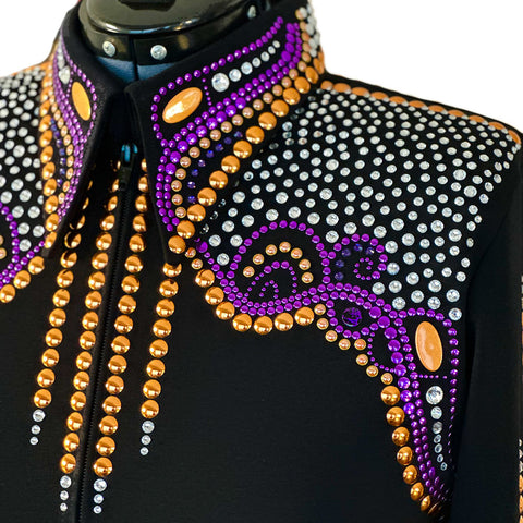 Purple and Orange Showmanship Jacket (XL)