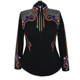 Show Clothes - Purple and Orange Showmanship Jacket (XL) - Lisa Nelle