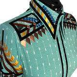 Show Clothes - Turquoise Show Shirt (XL) - Lisa Nelle