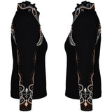 Show Clothes - Rose Gold Show Shirt (XL) - Lisa Nelle