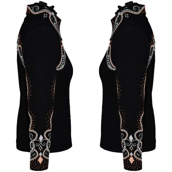 Show Clothes - Rose Gold Show Shirt (XL) - Lisa Nelle