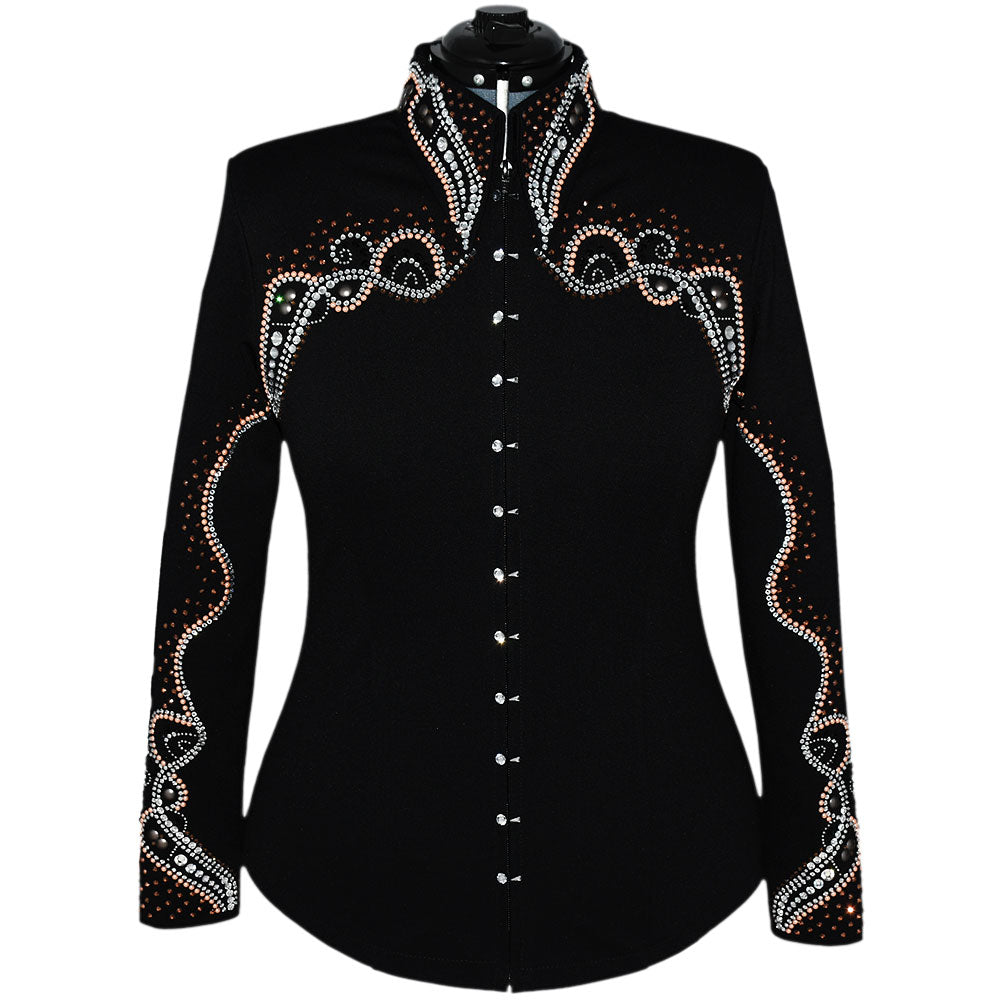 Rose Gold Show Shirt (XL) Show Clothes - Rose Gold Show Shirt (XL) - Lisa Nelle