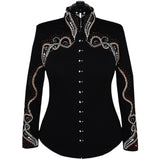 Show Clothes - Rose Gold Show Shirt (XL) - Lisa Nelle