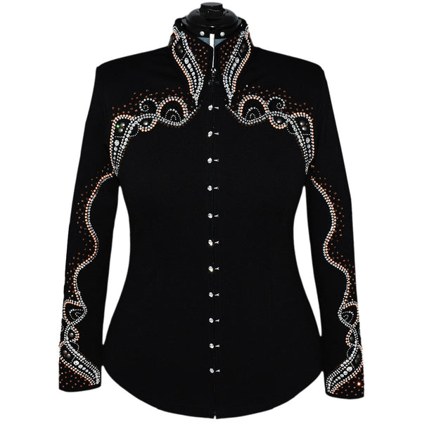 Show Clothes - Rose Gold Show Shirt (XL) - Lisa Nelle