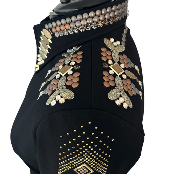 Show Clothes - Golden Browns All Day Jacket (2X) - Lisa Nelle