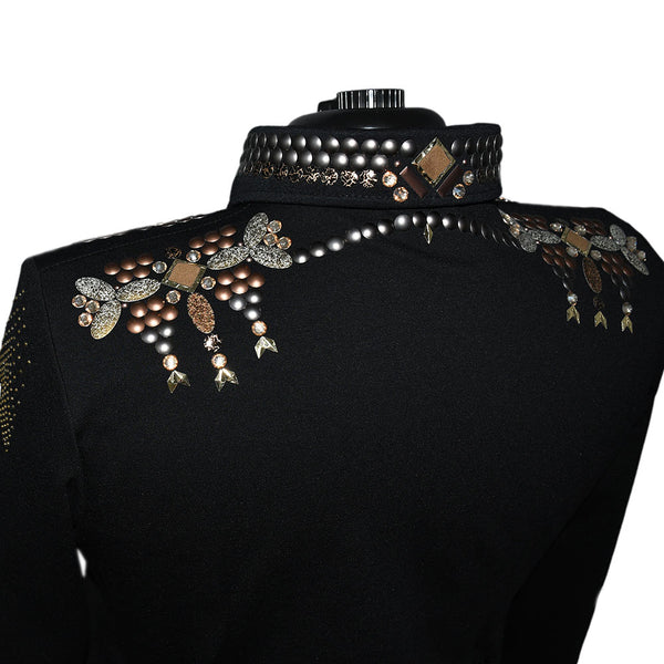 Show Clothes - Golden Browns All Day Jacket (2X) - Lisa Nelle