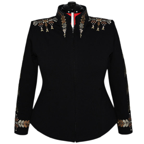 Show Clothes - Golden Browns All Day Jacket (2X) - Lisa Nelle