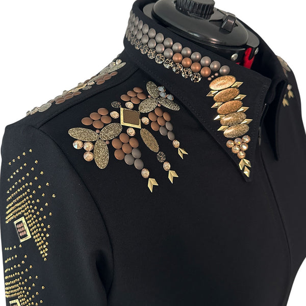 Show Clothes - Golden Browns All Day Jacket (2X) - Lisa Nelle