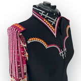 Show Clothes - Vest, Undershirt & Removable Fringe (XL/1X) - Lisa Nelle