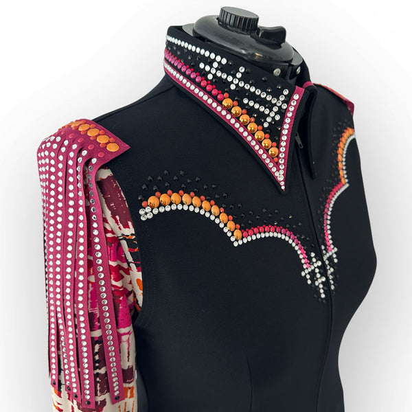 Show Clothes - Vest, Undershirt & Removable Fringe (XL/1X) - Lisa Nelle