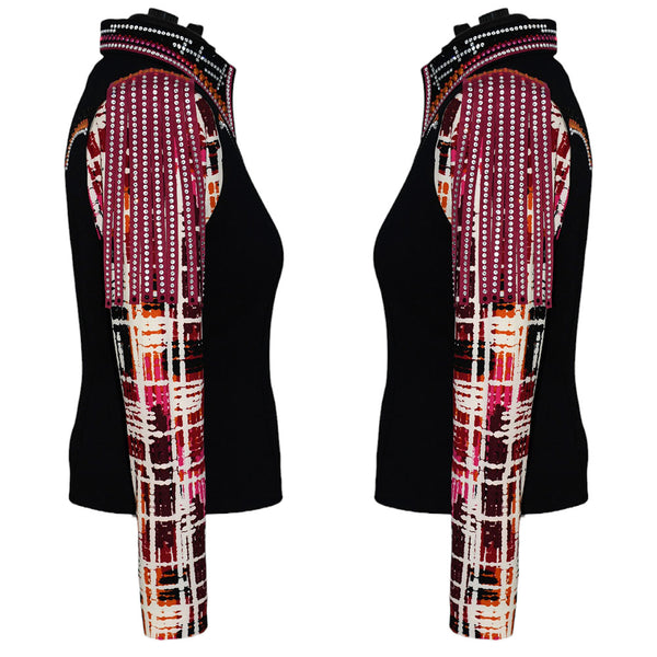 Show Clothes - Vest, Undershirt & Removable Fringe (XL/1X) - Lisa Nelle