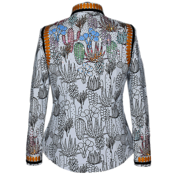 Show Clothes - Cactus Show Shirt (1X) - Lisa Nelle