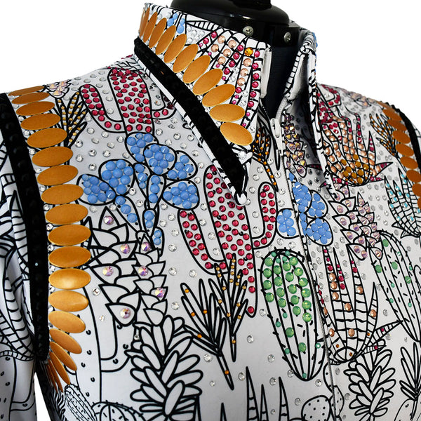 Show Clothes - Cactus Show Shirt (1X) - Lisa Nelle