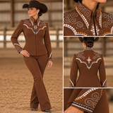 Mocha Showmanship Suit (L)